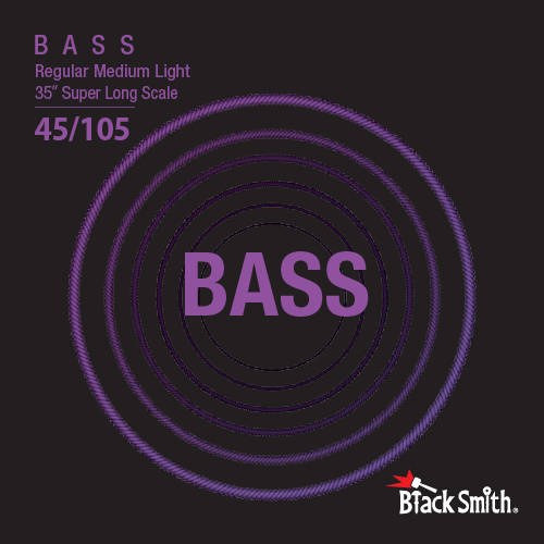 BlackSmith NW-45105-4-35 - struny do basu 4-strunowego 045-105, menzura do 35 cali