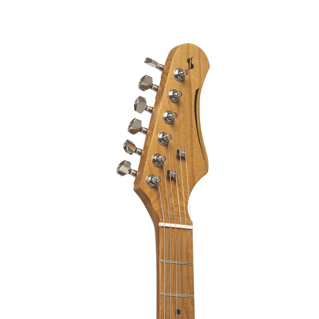 Stagg SES-55 SNB - gitara elektryczna w kolorze sunburst SSS, przetworniki Alnico