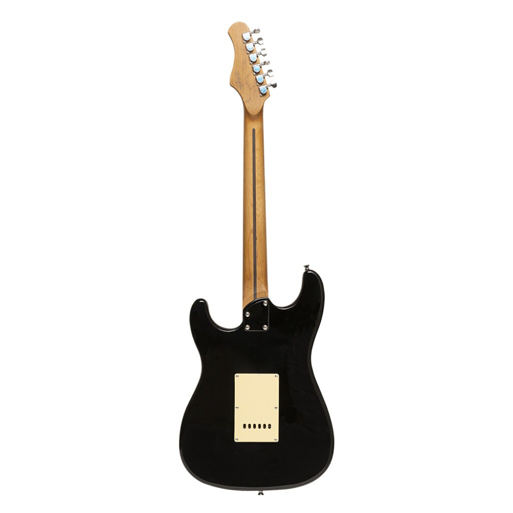 Stagg SES-55 BLK - czarna gitara elektryczna SSS, przetworniki Alnico