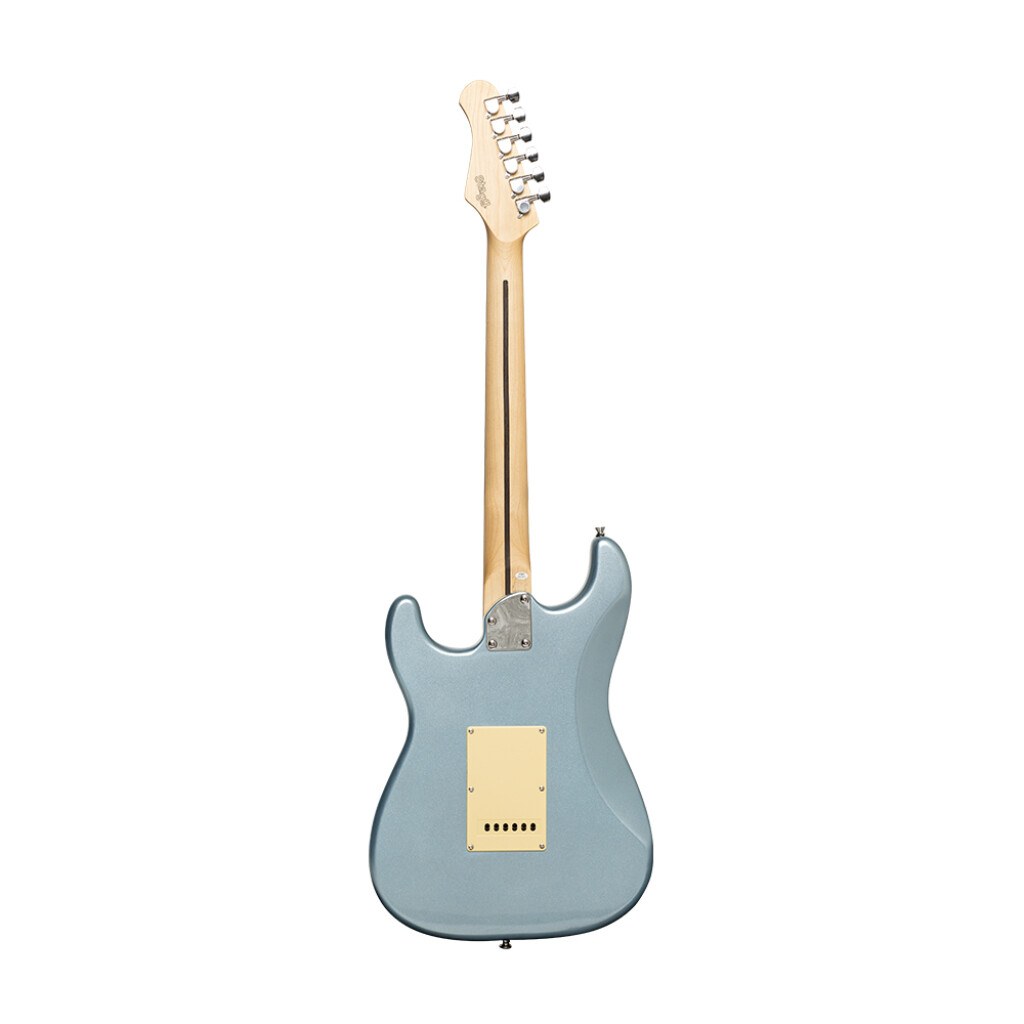 Stagg SES-30 IBM - gitara elektryczna SSS, Ice Blue Metallic, korpus z paulowni