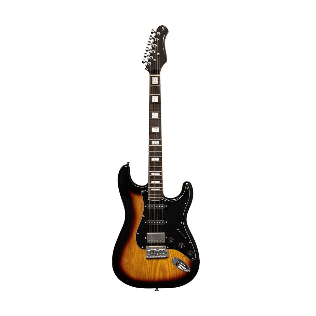 Stagg SES-60 SNB - gitara elektryczna HSS, olcha, sunburst
