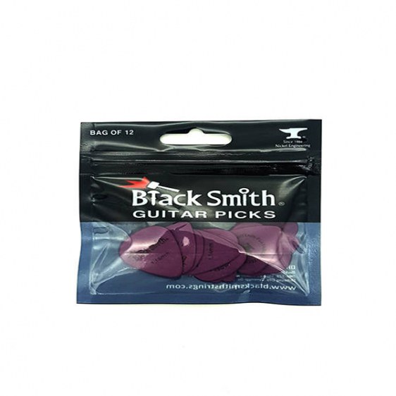 BlackSmith Delrin Standard 1,14 mm Purple - fioletowe kostki gitarowe, 12 szt.