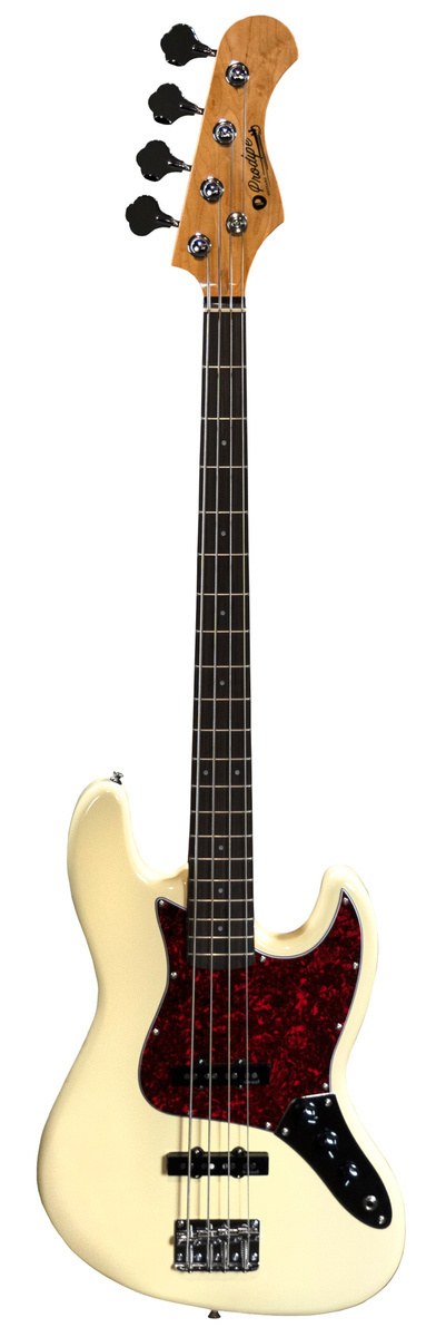 Prodipe Guitars JB80 RA Vintage White - gitara basowa