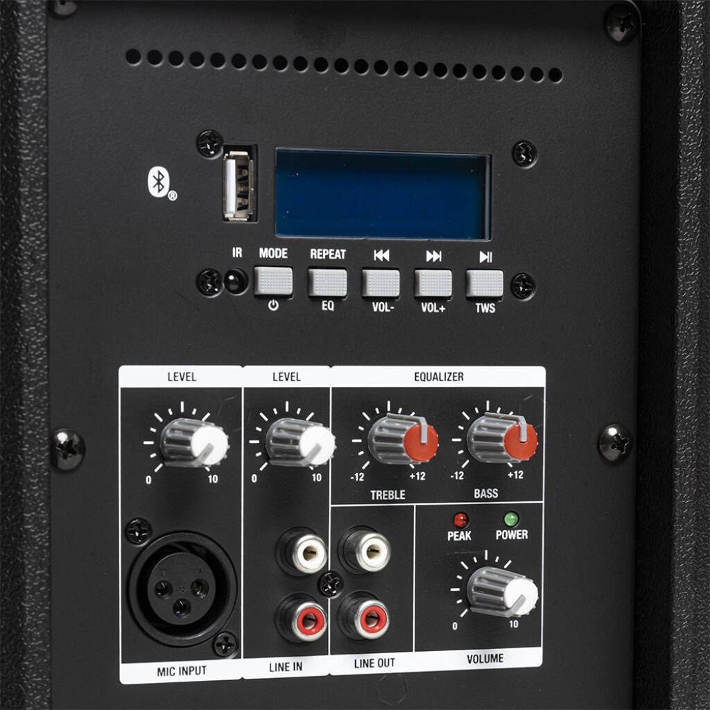 Stagg AS10 - kolumna aktywna 10 cali, Bluetooth TWS