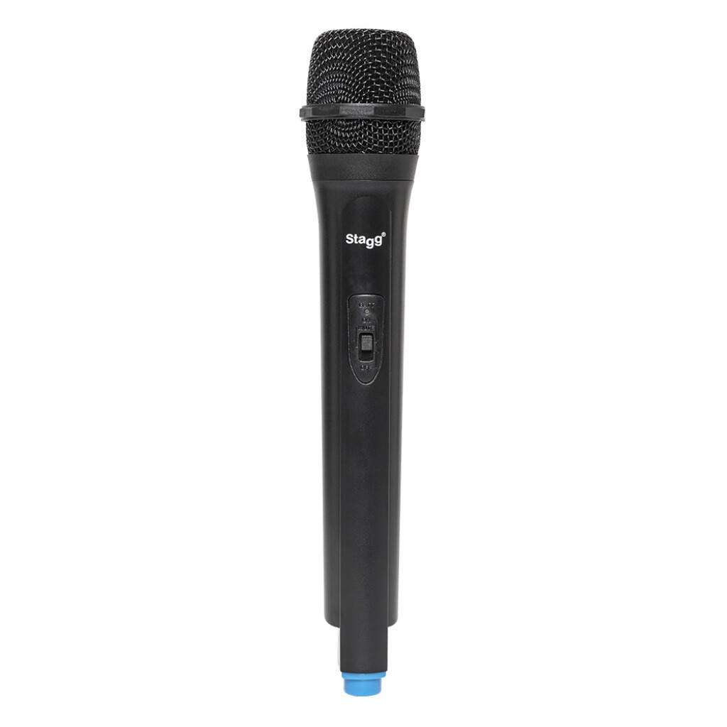 Stagg AS8B - kolumna aktywna 8 cali, Bluetooth TWS, akumulator i mikrofon UHF