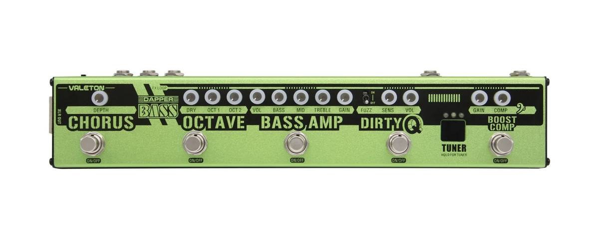 Valeton Dapper Bass VES-2 - multiefekt i preamp basowy z wyjściem XLR