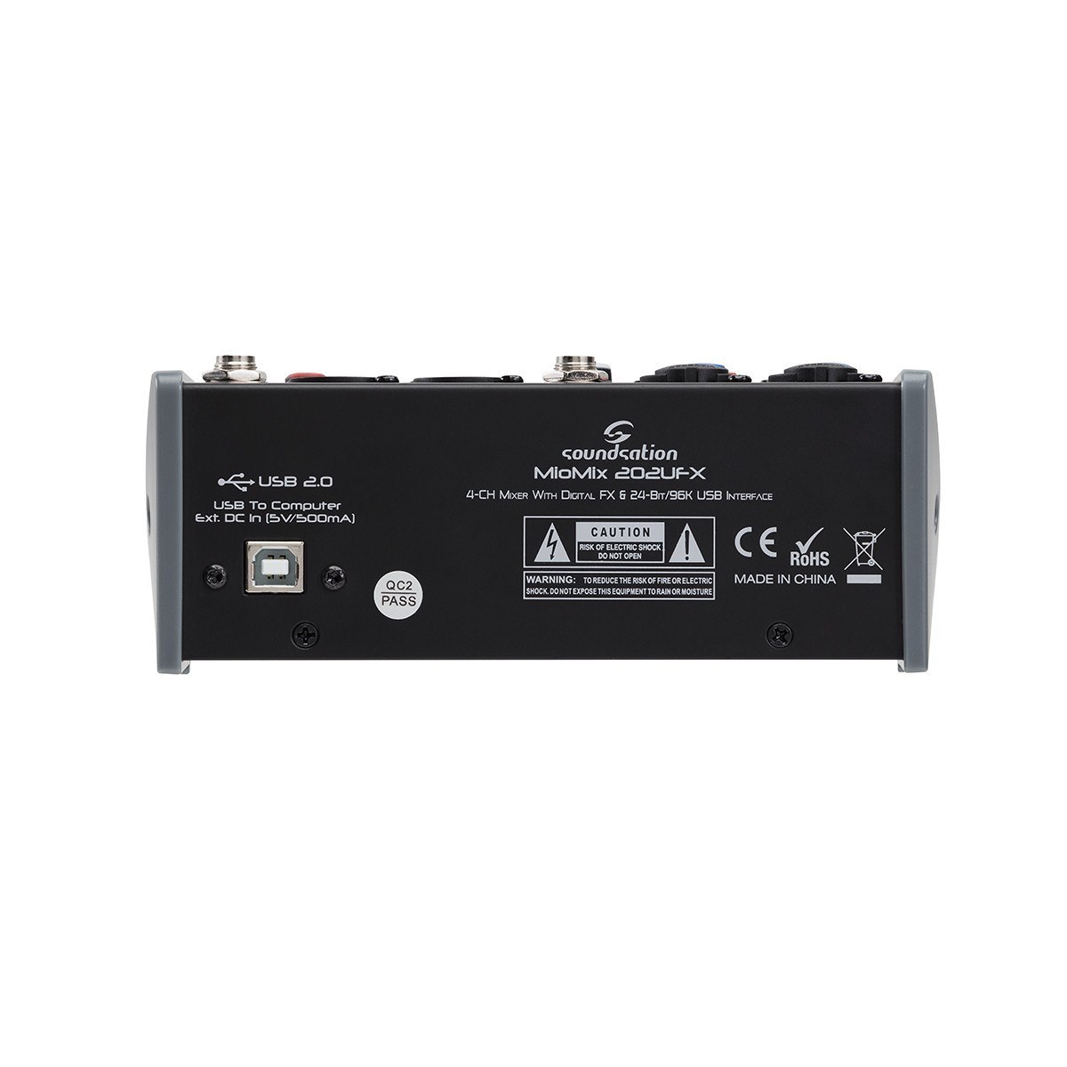 Soundsation MIOMIX 202UFX - mikser audio 4-kanałowy
