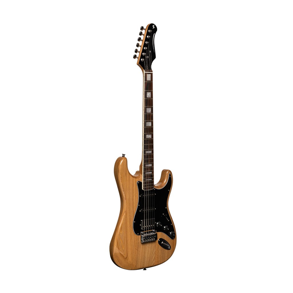 Stagg SES-60 NAT - gitara elektryczna HSS, olcha, kolor naturalny