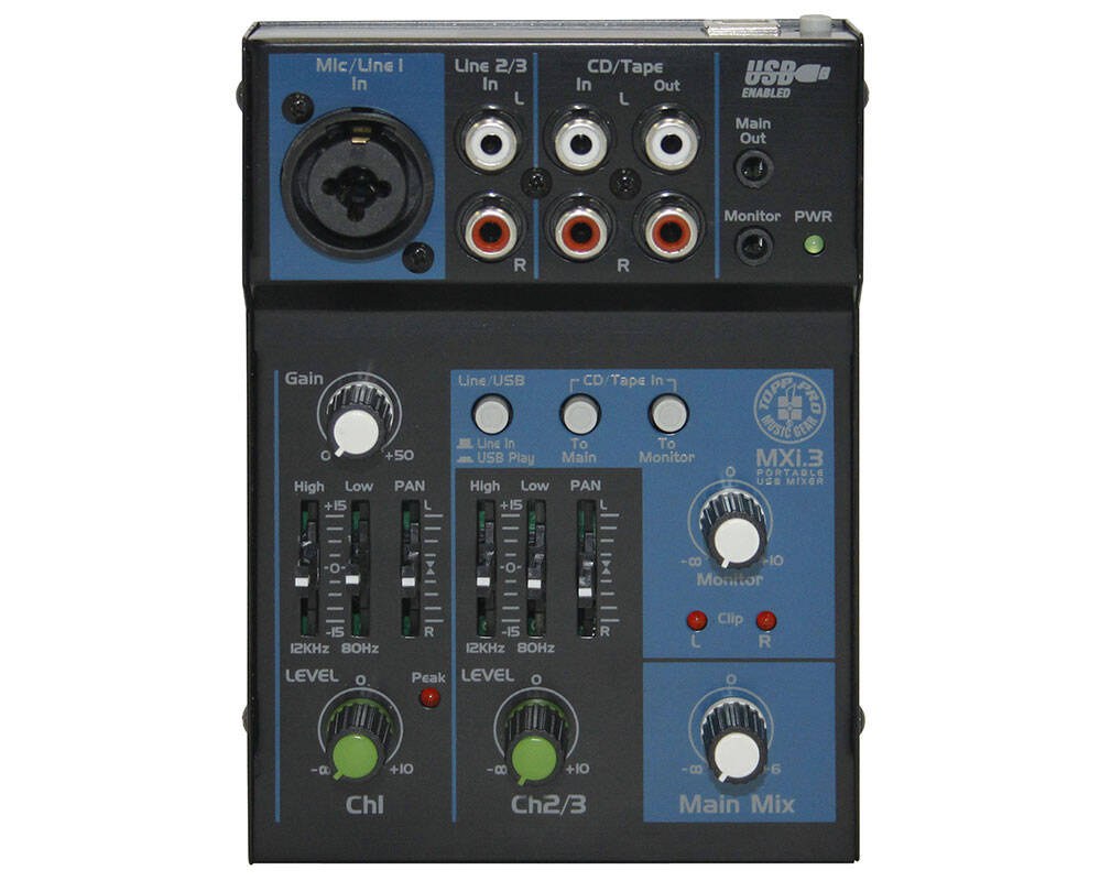 Topp Pro TP MXi3 - mikser analogowy