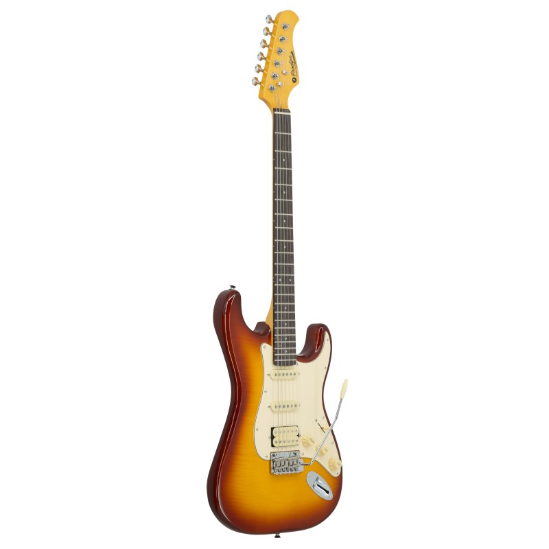 Prodipe Guitars ST93 Alder Tea Burst - gitara elektryczna