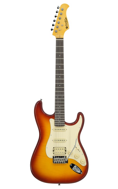 Prodipe Guitars ST93 Alder Tea Burst - gitara elektryczna