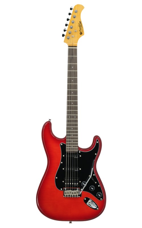 Prodipe Guitars ST93 Alder Trans Red - gitara elektryczna