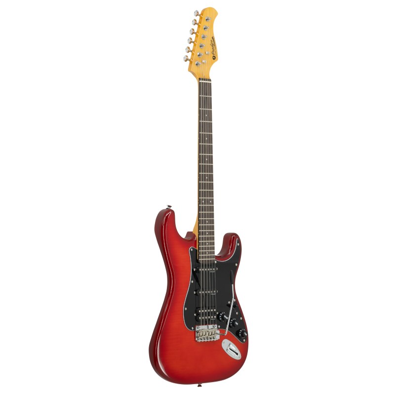 Prodipe Guitars ST93 Alder Trans Red - gitara elektryczna