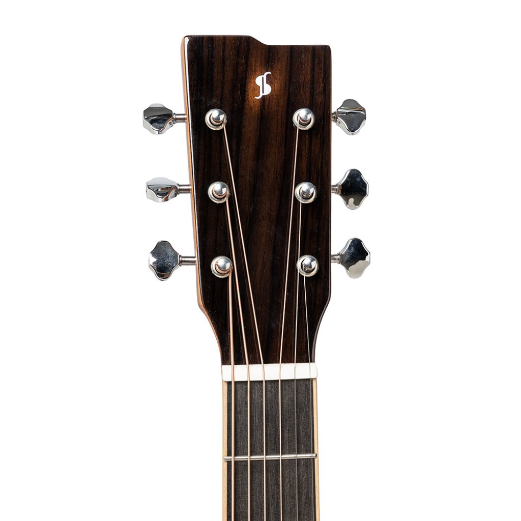 Stagg SA45 DCE-LW - gitara elektroakustyczna Dreadnought z cutaway, świerk i lacewood