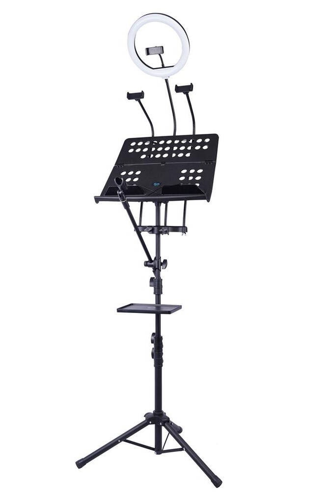 Guitto GMS-01 - statyw do transmisji z lampą pierścieniową