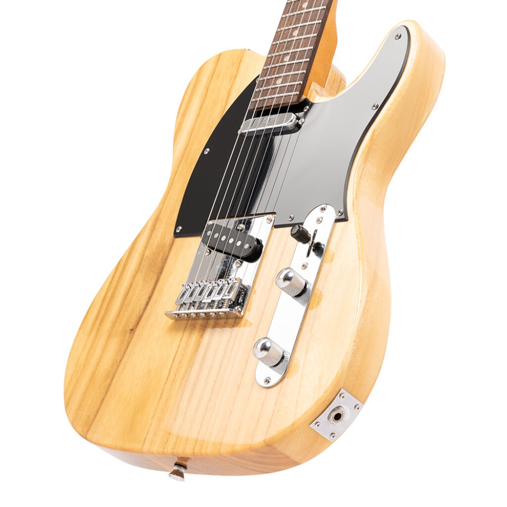 Stagg SET-STD NAT - gitara elektryczna T, AlNiCo, tryb szeregowy/równoległy