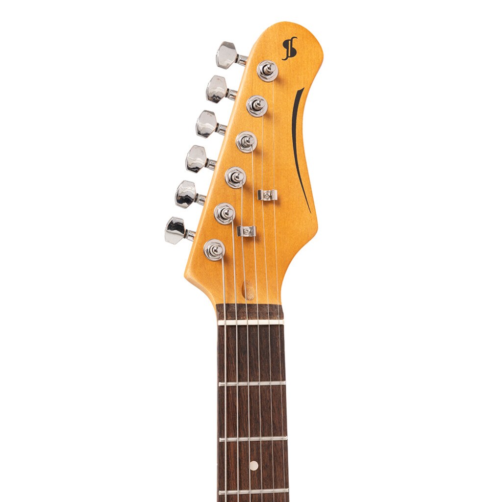 Stagg SET-STD NAT - gitara elektryczna T, AlNiCo, tryb szeregowy/równoległy