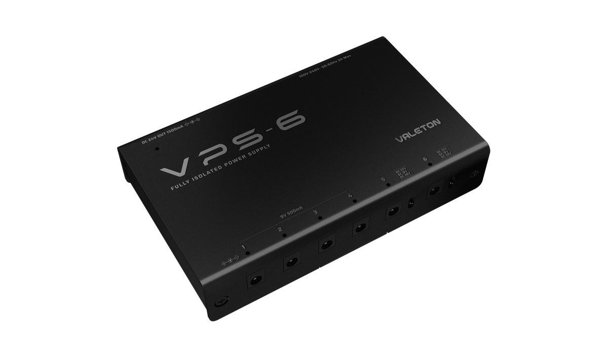 Valeton VPS-6 - zasilacz efektów z izolowanymi kanałami
