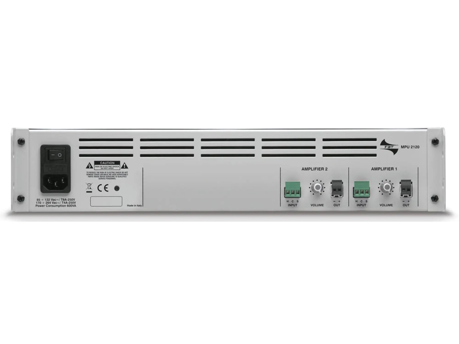 FBT MPU 2120 - wzmacniacz mocy linii 100V
