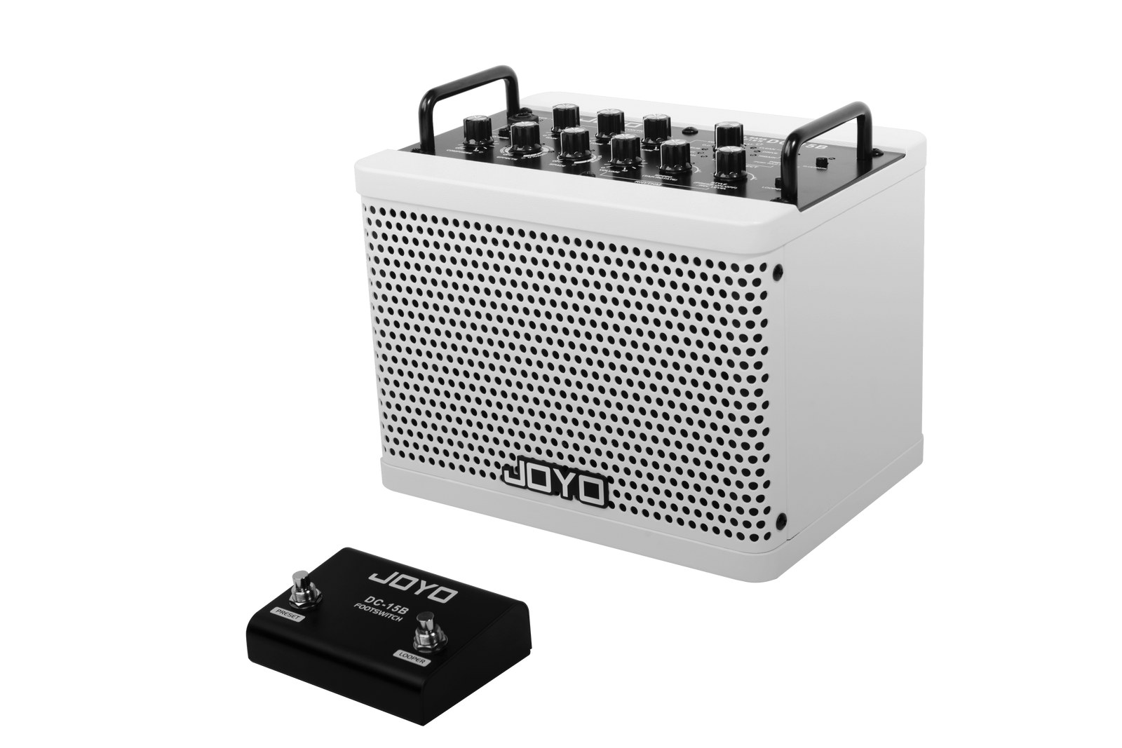 JOYO DC-15B - cyfrowe combo basowe 15 W z akumulatorem, Bluetooth 5.0 i looperem