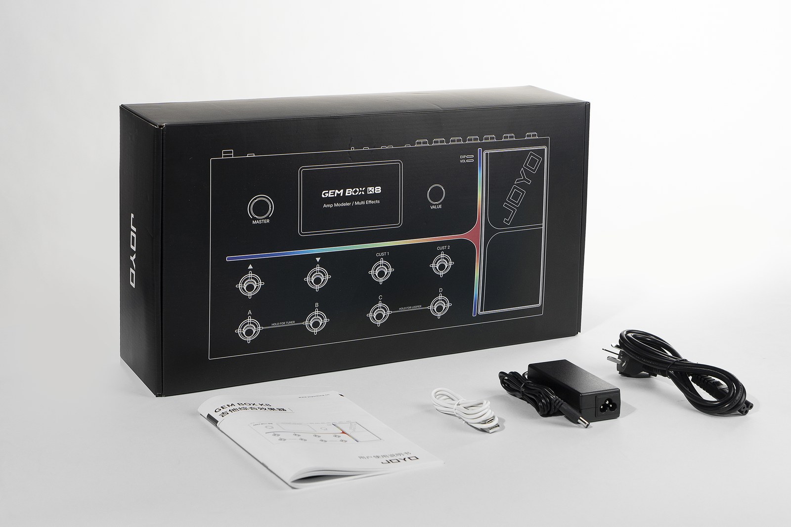 Joyo GEM BOX K8 - multiefekt gitarowy z modelowaniem wzmacniaczy i IR