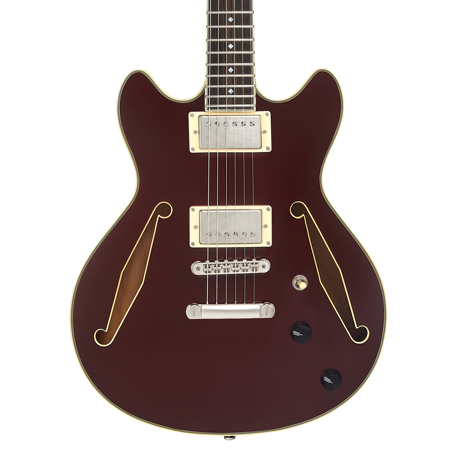 D'Angelico Excel Mini DC Tour Wine gitara elektryczna