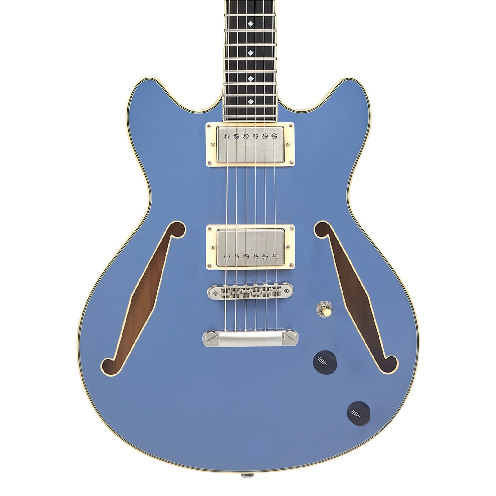 D'Angelico Excel Mini DC Tour Slate Blue - gitara elektryczna