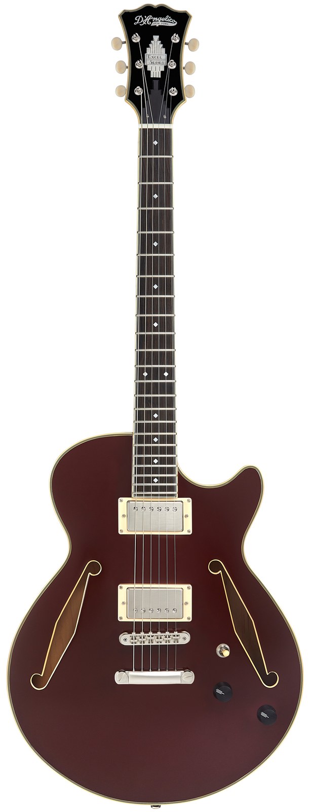 D'Angelico Excel SS Tour Solid Wine - gitara elektryczna
