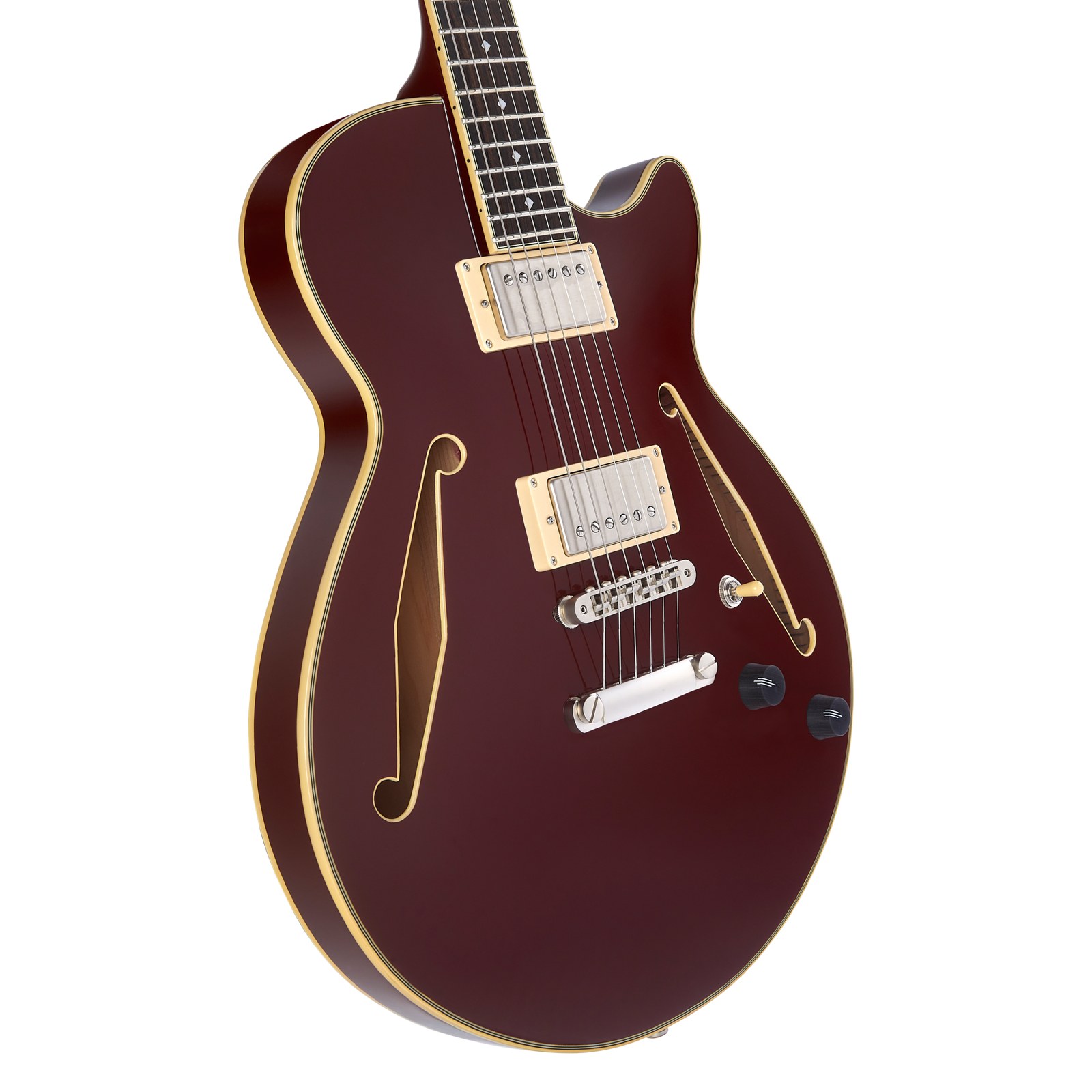 D'Angelico Excel SS Tour Solid Wine - gitara elektryczna