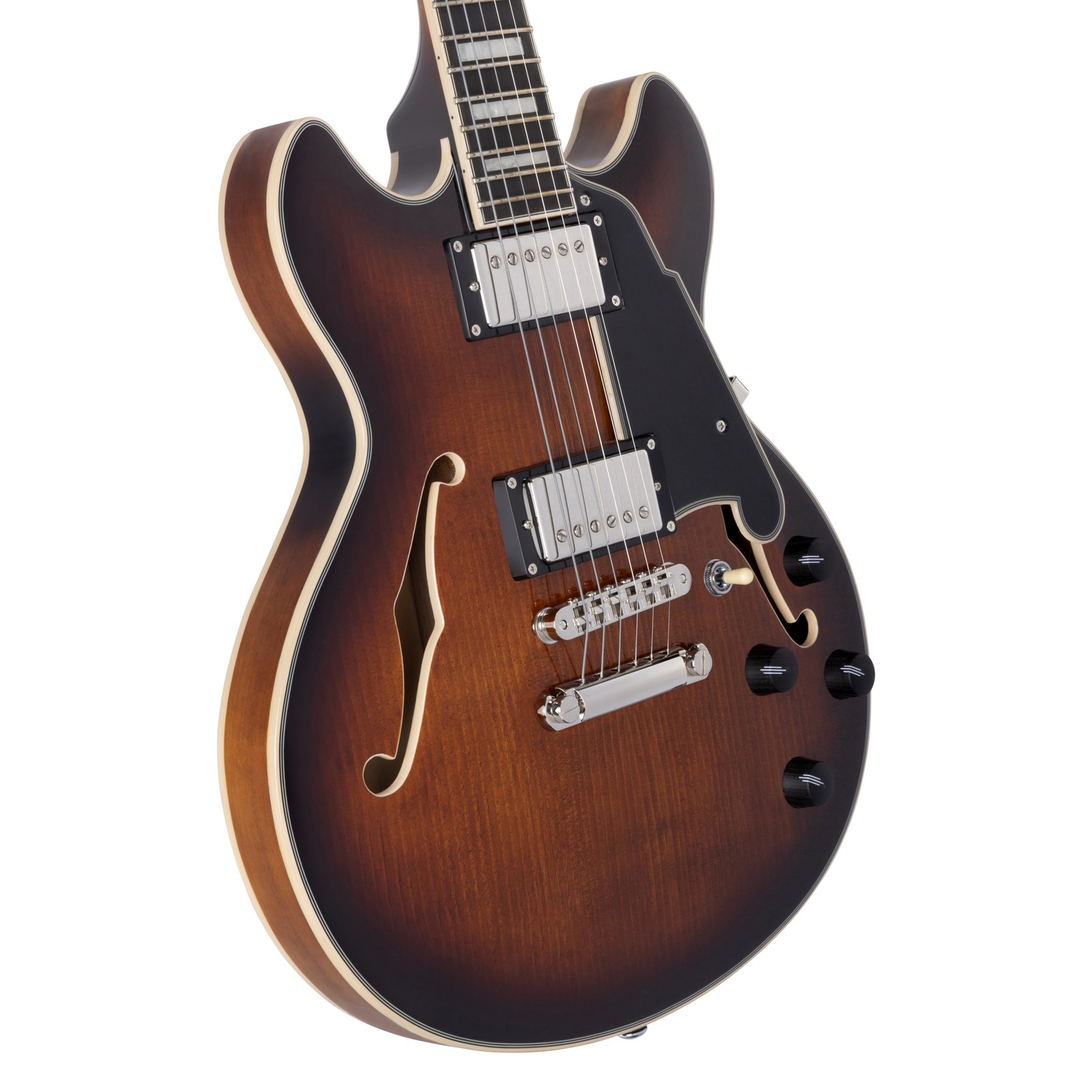 D'Angelico Premier Mini DC Brown Burst gitara elektryczna
