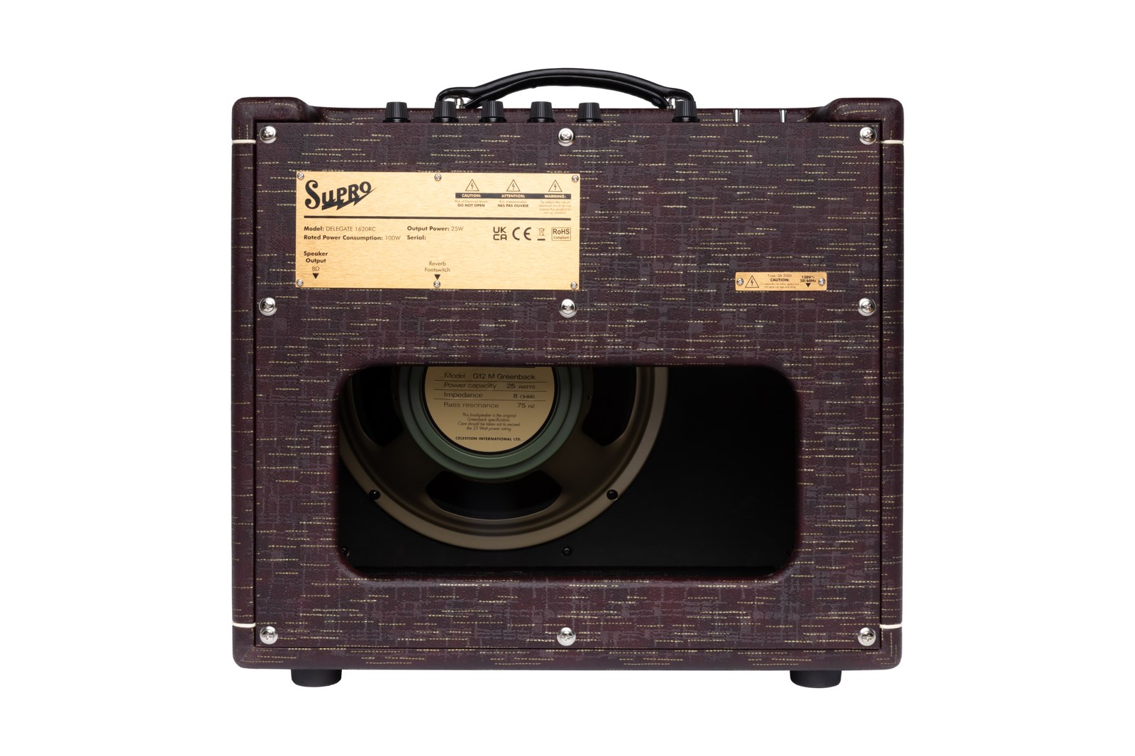 Supro Delegate 1x12 Burgundy 1620RCBUR – wzmacniacz gitarowy