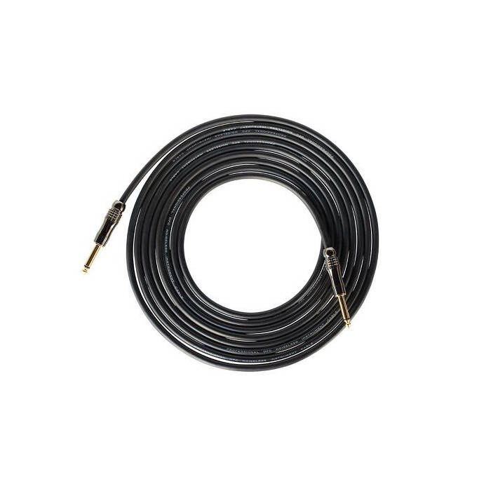 Valeton VGC-3BK - kabel instrumentalny 3 m, czarny, proste wtyki
