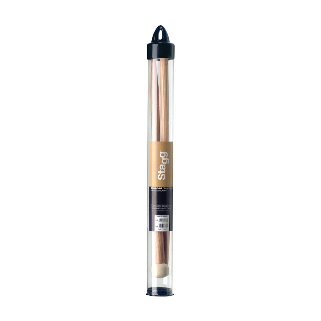 Stagg SHV5A-TIM F30 - para pałek Combo-Tip 5A z hikory i filcowymi główkami 30 mm