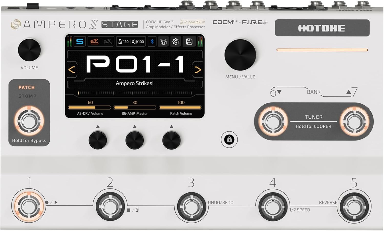 Hotone Ampero II Stage MP-380 - procesor efektów i modeler wzmacniaczy