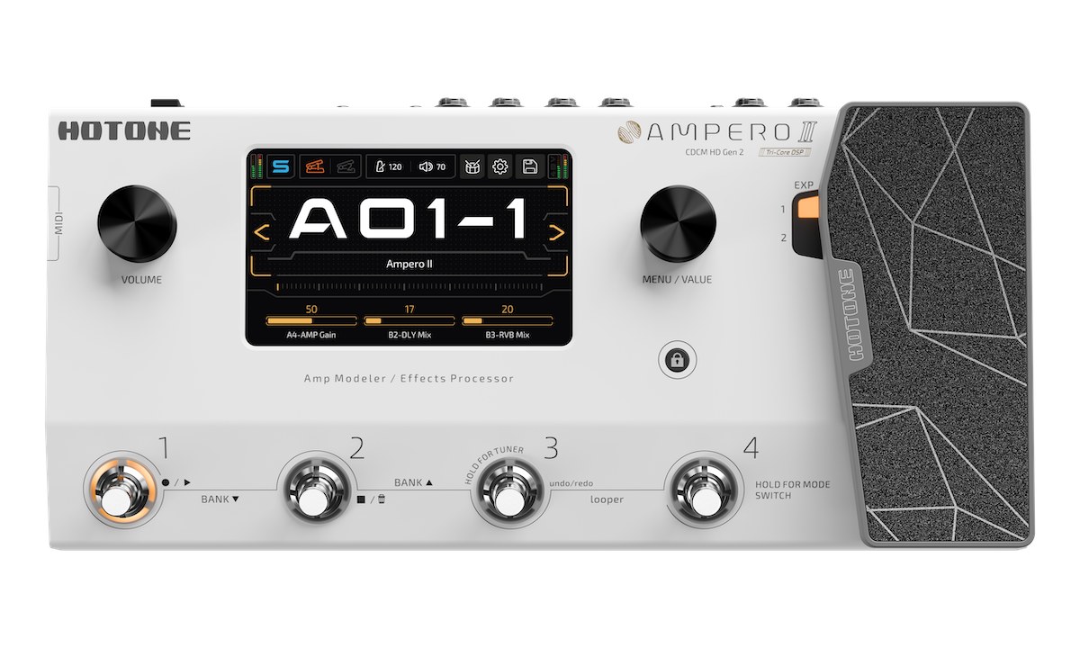 Hotone Ampero II MP-350 - procesor efektów i modeler wzmacniaczy
