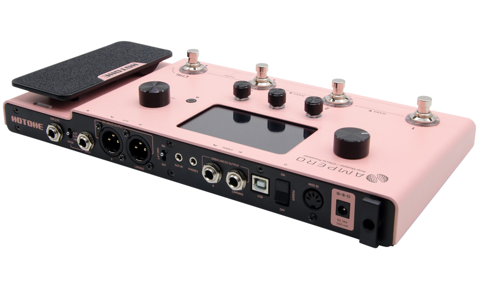 Hotone Ampero MP-100 Pink Limited Edition - multiefekt gitarowy