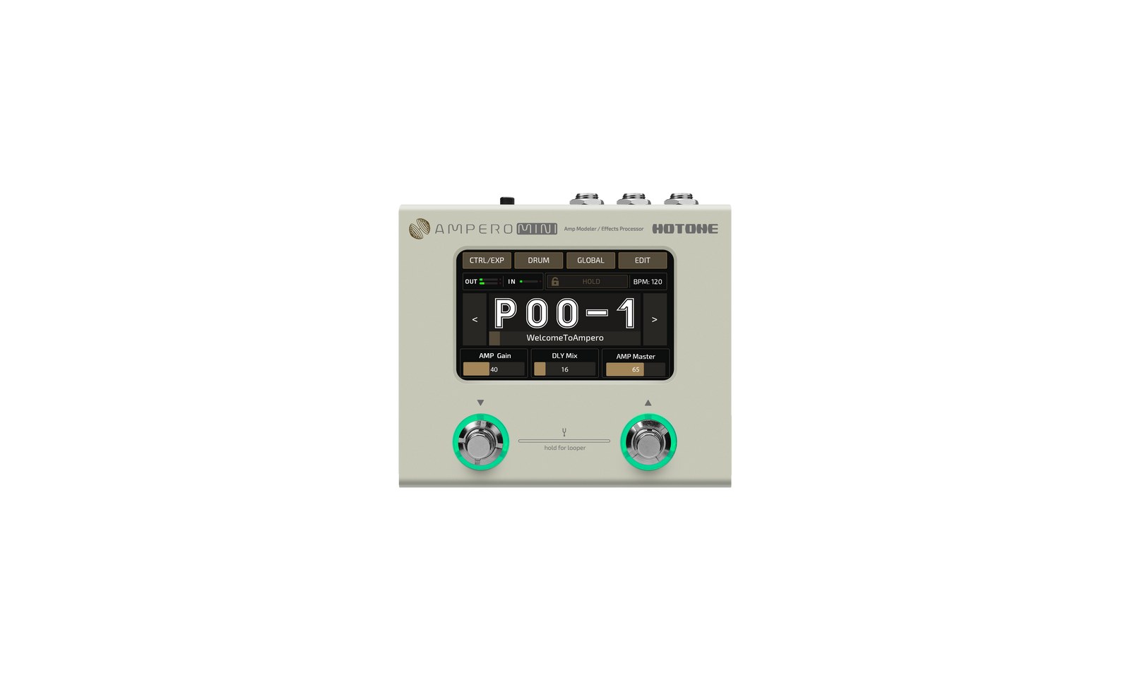 Hotone Ampero Mini MP-50VN Vanilla - multiefekt gitarowy i interfejs USB
