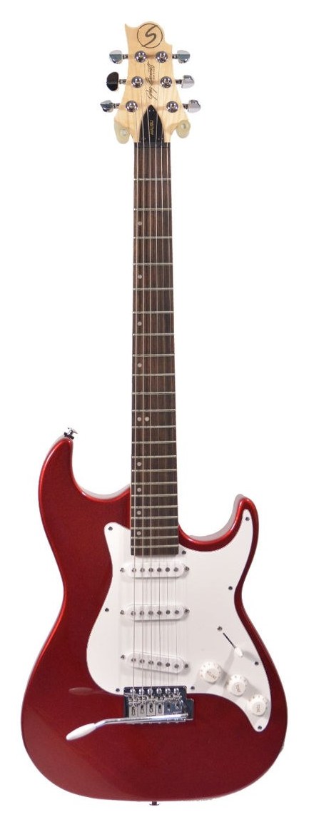 Samick MB-1 MR - gitara elektryczna, Metallic Red