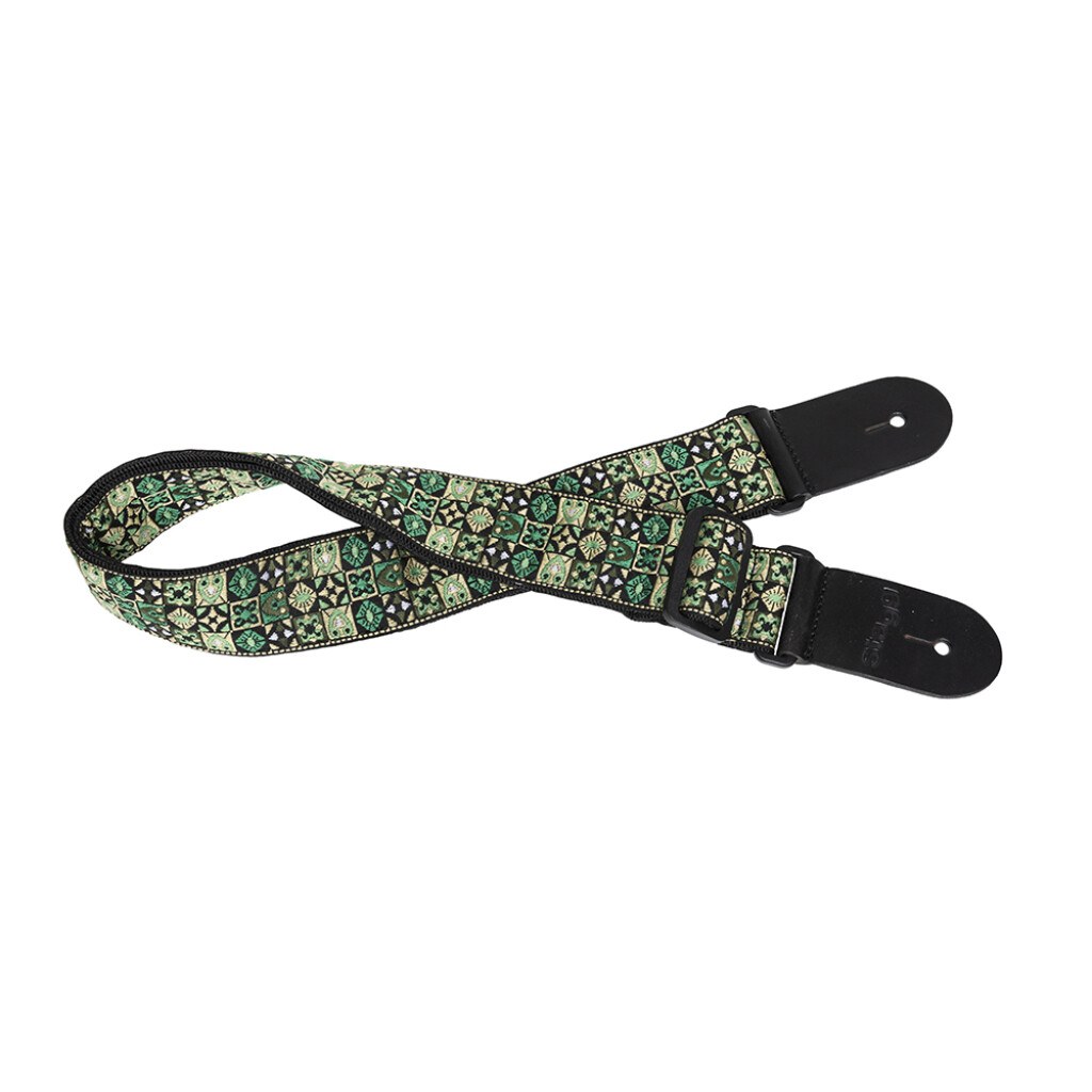 Stagg SWO HOOTMIX GRE - regulowany pasek gitarowy, 5 cm