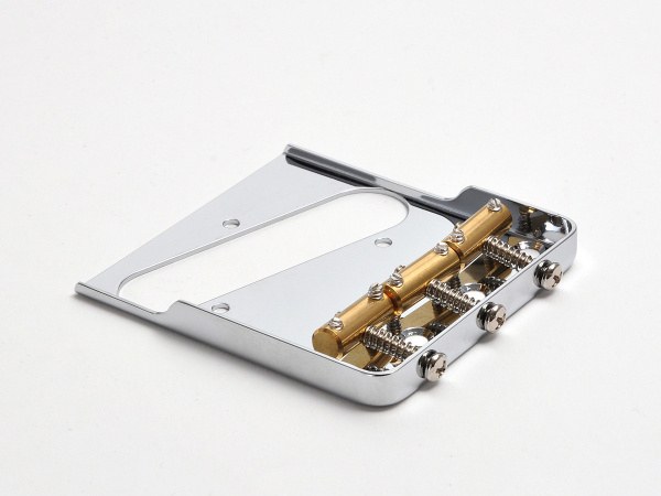 Göldo HWTCM Vintage TL Cut-off - chromowany mostek, kompensowane mosiężne siodełka