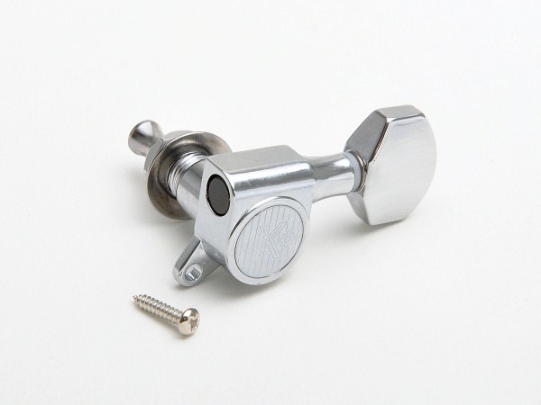 Kluson MS6LC Modern Roundback - klucze gitarowe 6L, chromowane