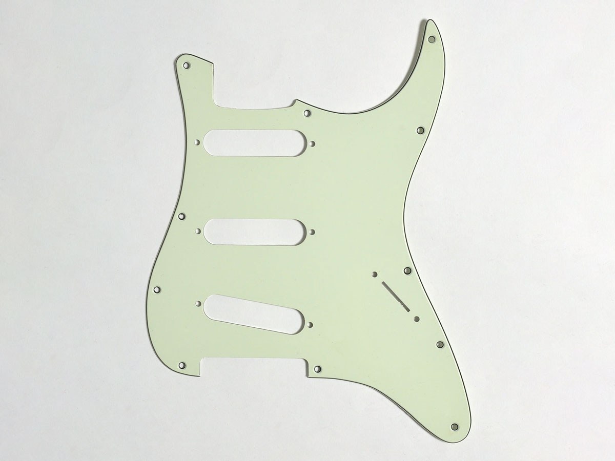 Göldo PG23K - pickguard ST SSS, Vintage Mint, bez otworów na potencjometry