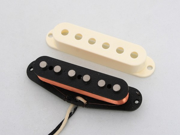 Kluson PSX00 Texas Blues - single-coil przy gryfie, Vintage White