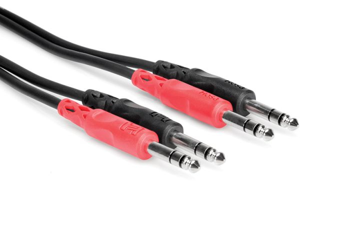 Hosa CSS-204 — kabel 2 x TRS 6.35 mm – 2 x TRS 6.35 mm, 4 m