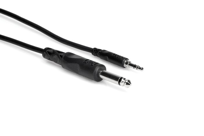 Hosa - Kabel TS 6.35mm - TRS 3.5mm 1.5m