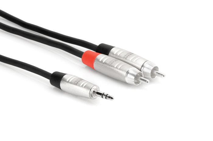 Hosa - Kabel PRO TRS 3.5mm - 2 x RCA 3m