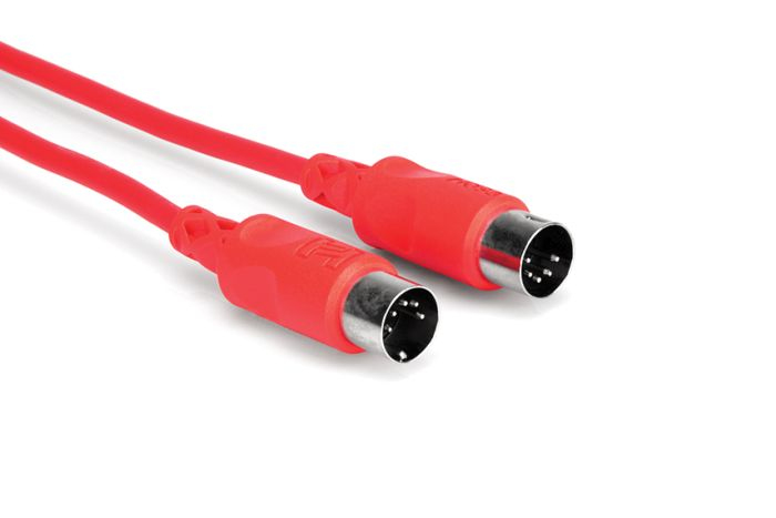 Hosa - Kabel MIDI 1.5m czerwony