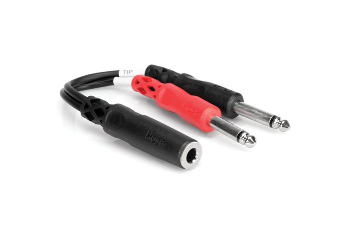 Hosa - Stereo Breakout TRSf 6.35mm - 2 x TS 6.35mm