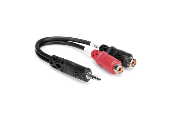 Hosa - Kabel Breakout TRS 3.5mm - 2 x gniazdo RCA