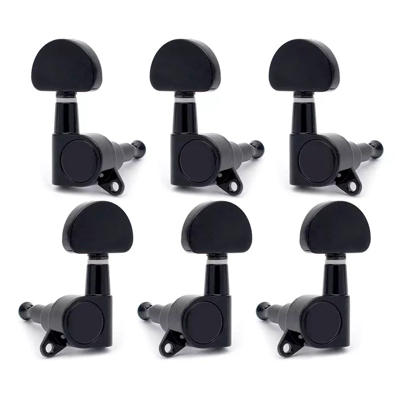 Klucze do gitary elektrycznej akustycznej, olejowe Kera Audio DSQ-GT01 Black (3+3)